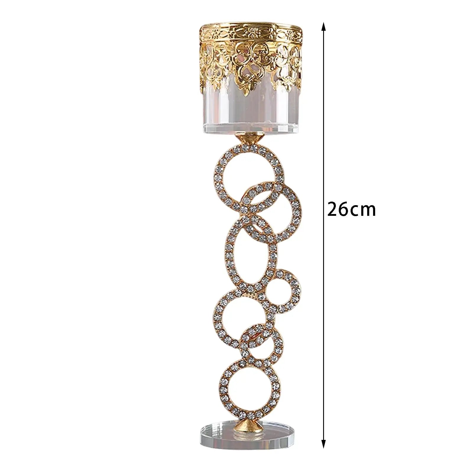 Zylinder Kerzenhalter – Glas Europäisch – 18cm/26cm